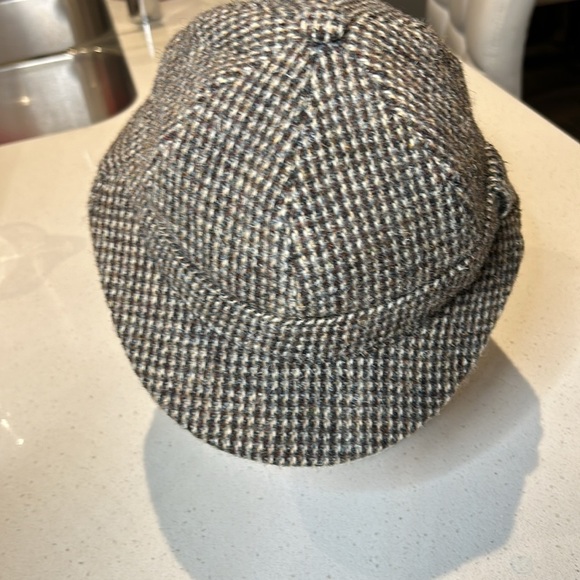 Harris Tweed Pure Scottish Wool Hat Size 6 3/4 55cm. - Picture 6 of 11